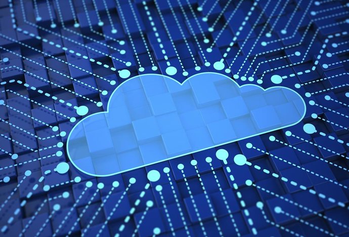 Archivo - Imagen de archivo de datos en la nube.