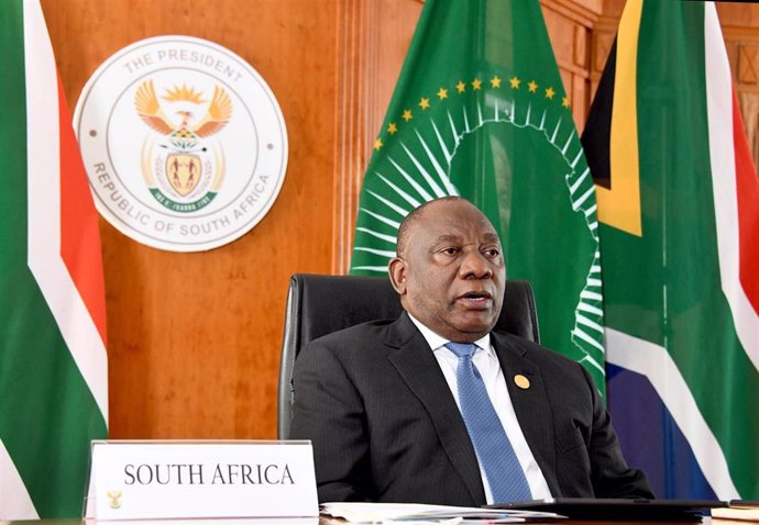 El presidente de Sudáfrica, Cyril Ramaphosa