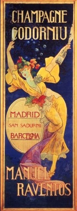 Cartell modernista de Codorníu