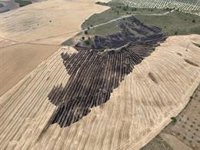 Efectivos del Plan Infomur trabajan en la extinción de un incendio forestal declarado en Moratalla (Murcia)