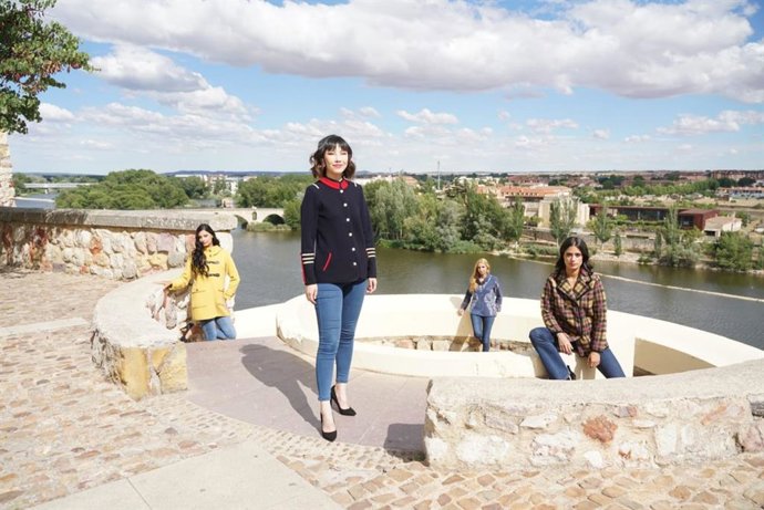 Rodaje de la colección de Marae en el casco antiguo de Zamora.