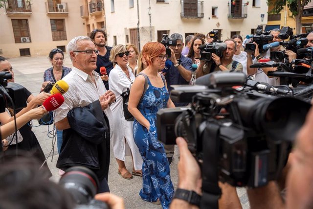 El alcalde de Valencia, Joan Ribó, a su llegada a la reunión de la Ejecutiva de Compromís