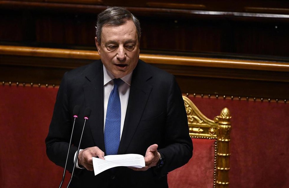 El primer ministro italiano, Mario Draghi