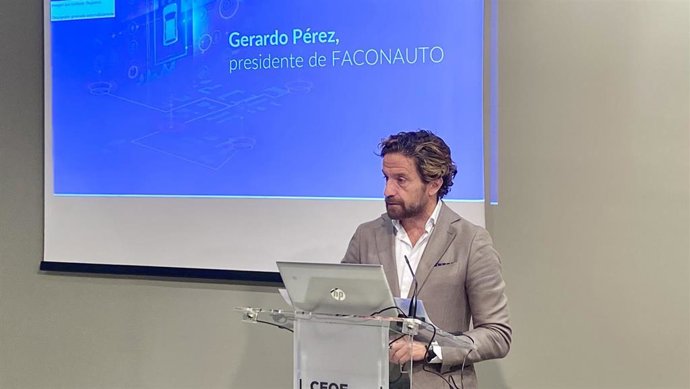 El presidente de Faconauto, Gerardo Pérez