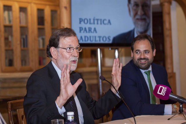 El expresidente del Gobierno Mariano Rajoy presenta su libro en Cuenca