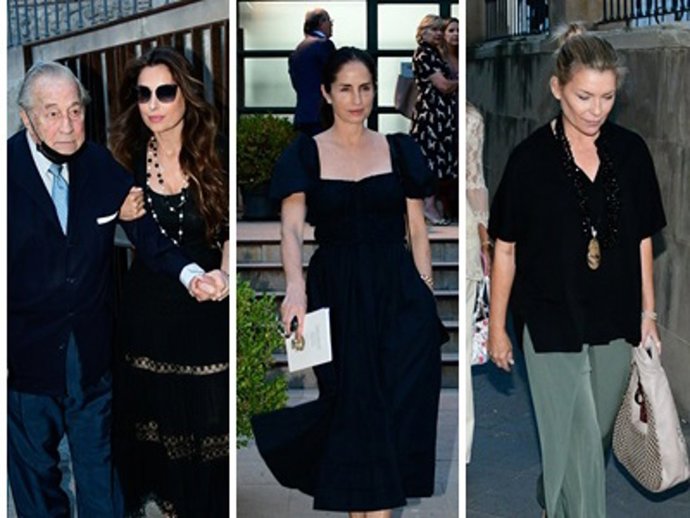Victoriano Valencia y su hija Paloma Cuevas, Carolina Herrera y Patricia Cerezo acuden al funeral de Miguel Báez 'El Litri' y su mujer
