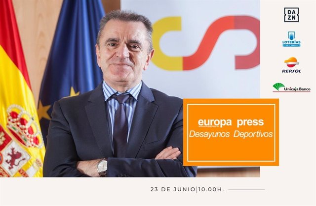 El presidente del Consejo Superior de Deportes (CSD), José Manuel Franco, hará balance de su gestión este jueves en los Desayunos Deportivos de Europa Press.