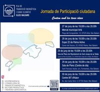 El Govern abre la participación ciudadana del Plan de Transición Energética y Cambio Climático