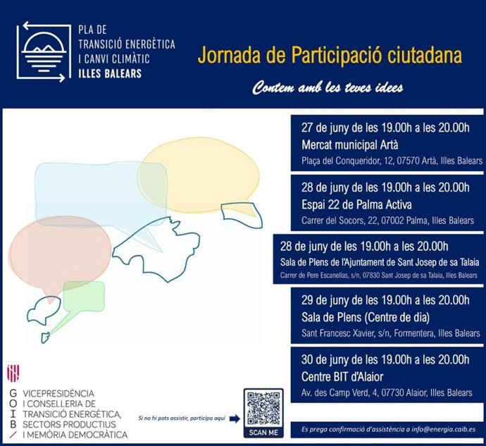 Archivo - Imagen de las jornadas de participación ciudadana.
