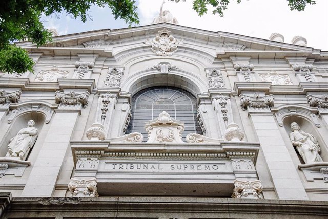 Fachada del Tribunal Supremo, a 20 de junio de 2022, en Madrid (España).