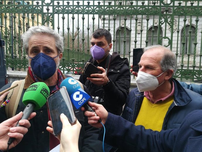 Archivo - Xuan Valladares, representante de Asturias Ganadera en una imagen de archivo.