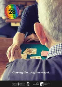 El Gobierno de Navarra lanza una campaña para visibilizar a las personas mayores LGTBI+ con motivo del 28-J