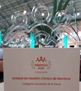Galardón obtenido por la Unidad de Gestión Clínica de Montoro.