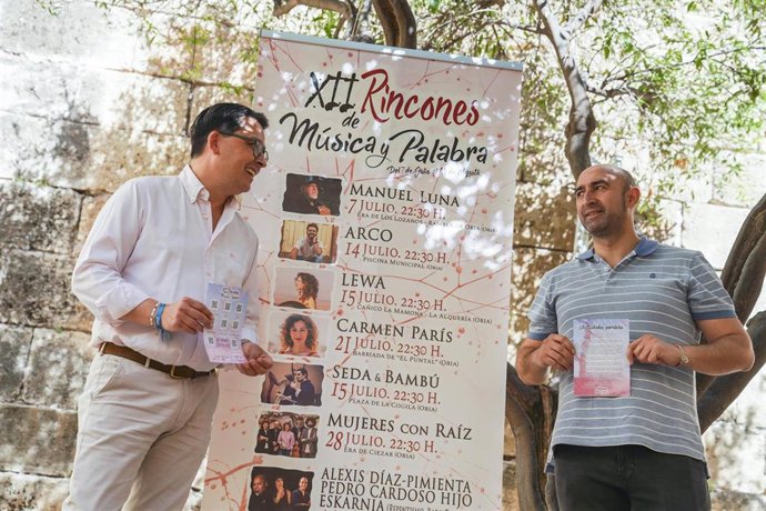 Presentación de 'Rincones de Música y Palabra' de Oria (Almería).