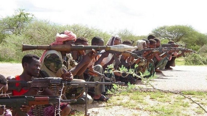 Imagen de un conflicto armado en África