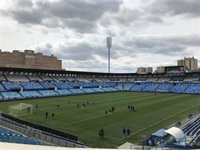 Azcón incide en que "hay opiniones fundadas que dicen que el nuevo estadio se puede hacer en La Romareda"