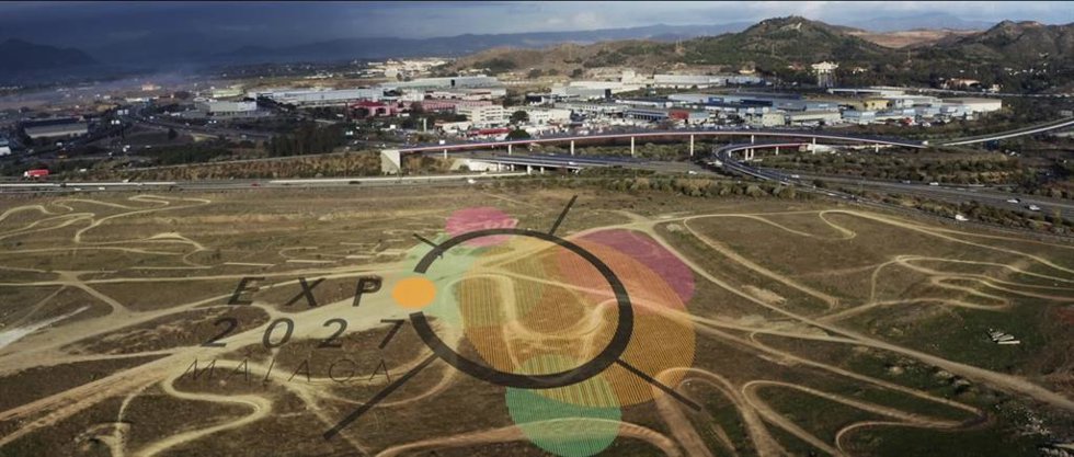 Archivo - Imagen de un vídeo proyectado sobre la Expo 2027