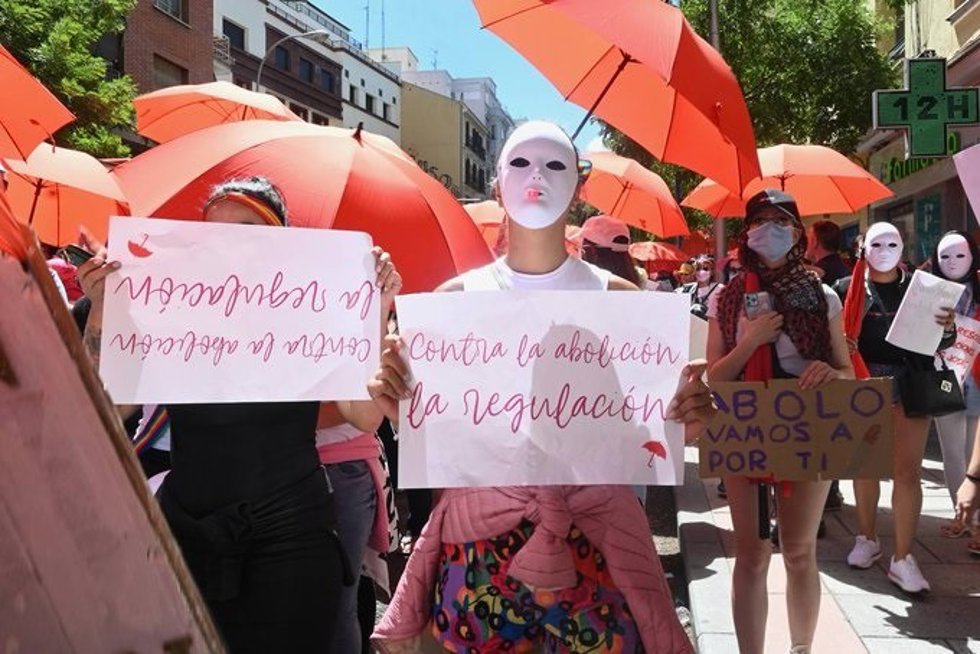 Manifestación de afectados por la abolición