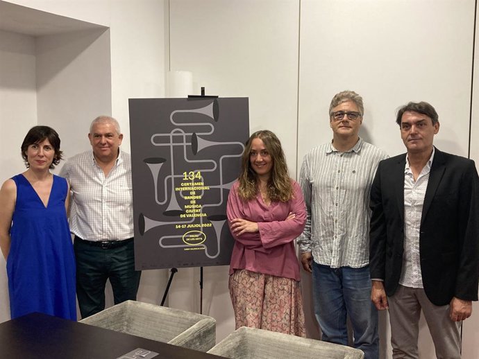 Presentación de la 134 edición del Certamen Internacional Bandas de Música Ciutat de Valncia
