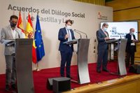 UGT y CCOO critican "doble lenguaje" de Mañueco sobre el Diálogo Social