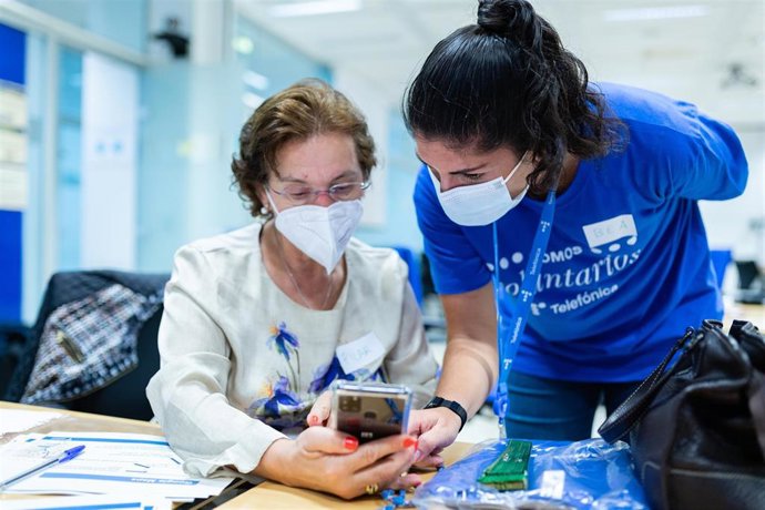 Archivo - Día del Voluntariado de Telefónica.
