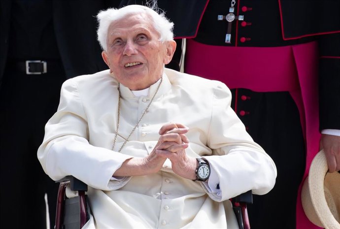 Archivo - El Papa emérito Benedicto XVI