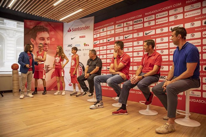 Pau Gasol en el acto de presentación de la nueva edición de la Pau Gasol Academy