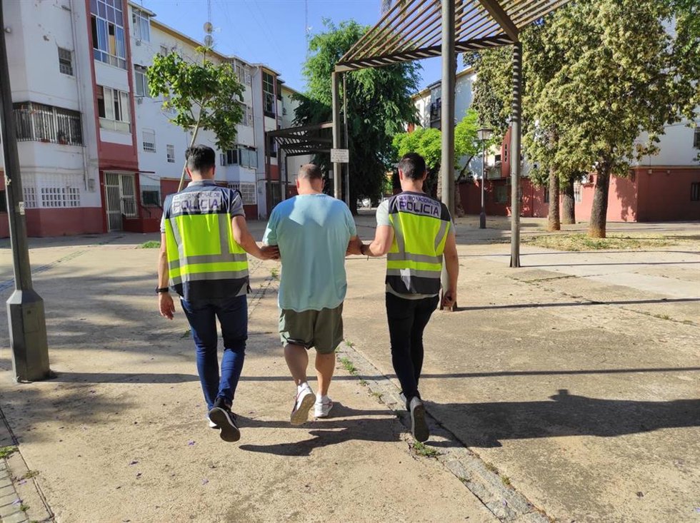 Imagen de uno de los detenidos