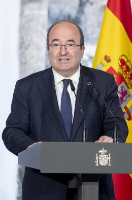 El ministro de Cultura y Deporte, Miquel Iceta