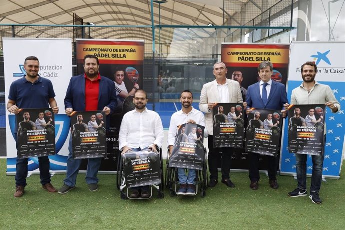 Presentación del Campeonato de España de Pádel Silla en Jerez.