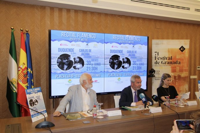 Presentación del espectáculo del FEX 2022 en el Puerto de Motril