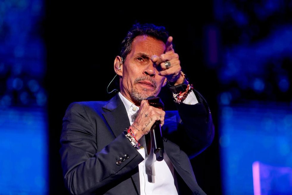 El artista Marc Anthony actúa en un concierto en IFEMA MADRID LIVE en el recinto ferial de Ifema Madrid, a 21 de junio de 2022, en Madrid (España).