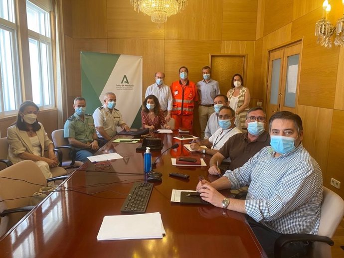 Reunión de la comisión provincial de agresiones a profesionales del Servicio Andaluz de Salud.