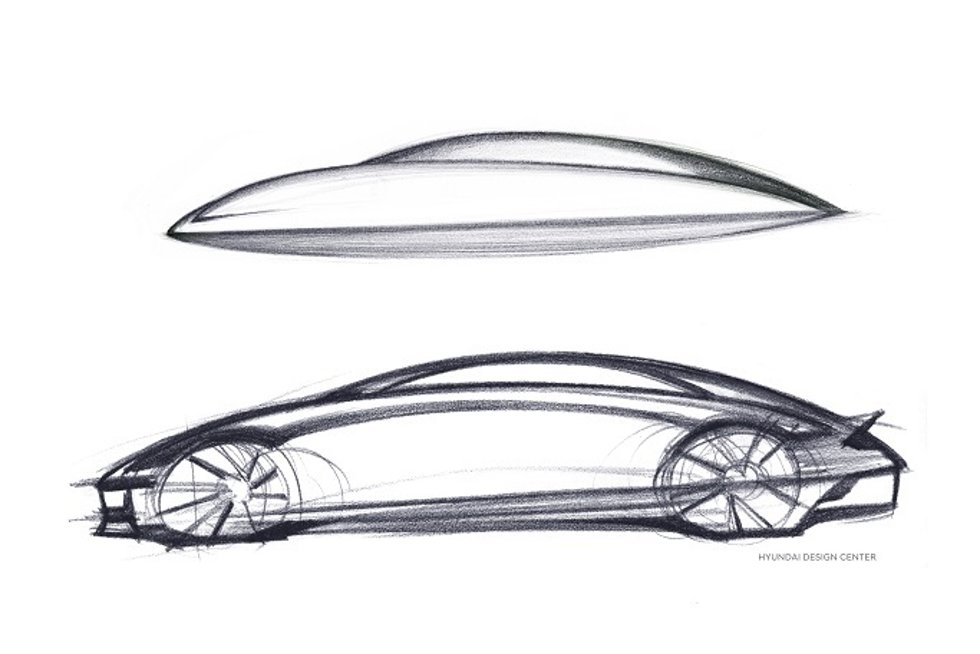 Boceto Ioniq 6
