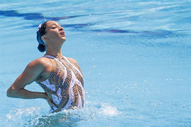 La nadadora estadounidense Anita Álvarez