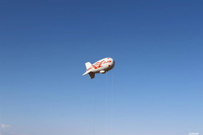 Altaeros' ST-Flex floats at 249m above ground.