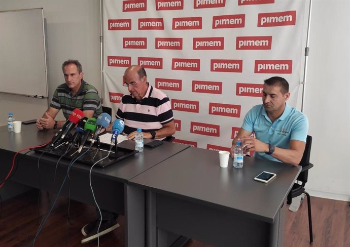 Presidente de la Asociación Sindical de Autónomos del Taxi de Mallorca, Biel Moragues, en la rueda de prensa.