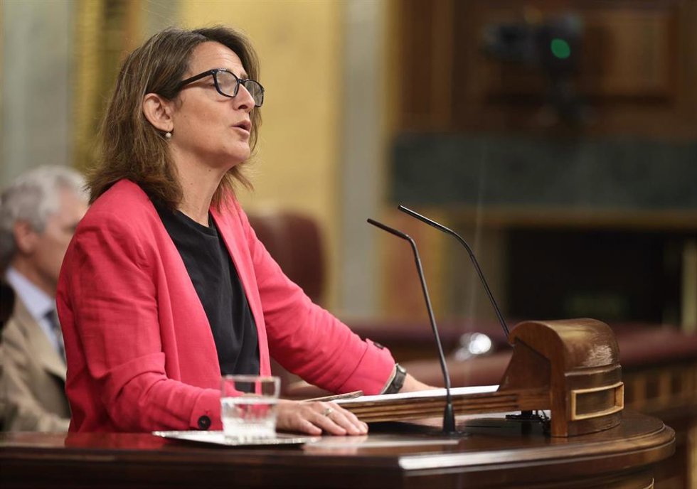 La vicepresidenta tercera y ministra para la Transición Ecológica y el Reto Demográfico, Teresa Ribera