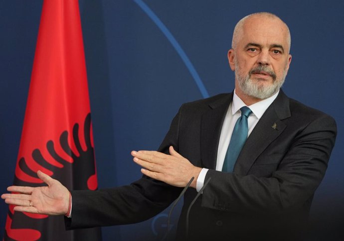 Archivo - El primer ministro de Albania, Edi Rama