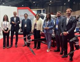 Presentación de los proyectos de Aeroports de Catalunya en Expodrónica 2022.
