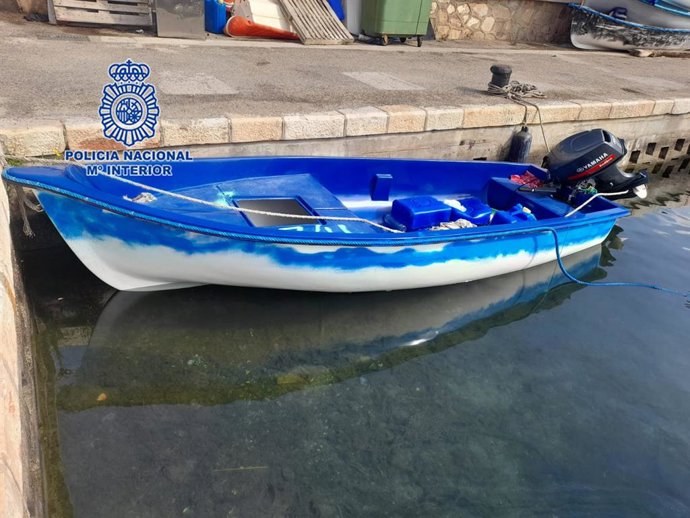 Una de las embarcaciones intervenidas