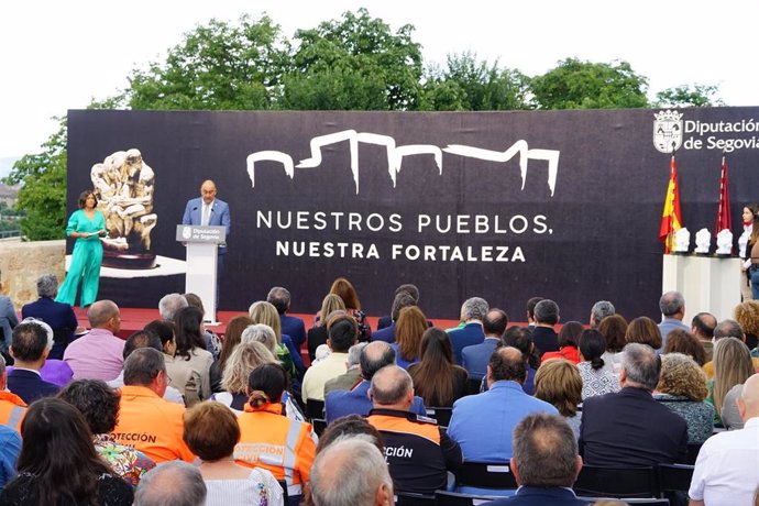 Acto de entrega de los Premios Diputación de Segovia.