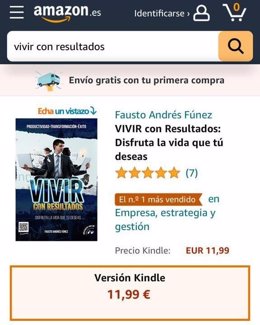 Libro "Vivir con resultados" es #1 en Latinoaméria y España.