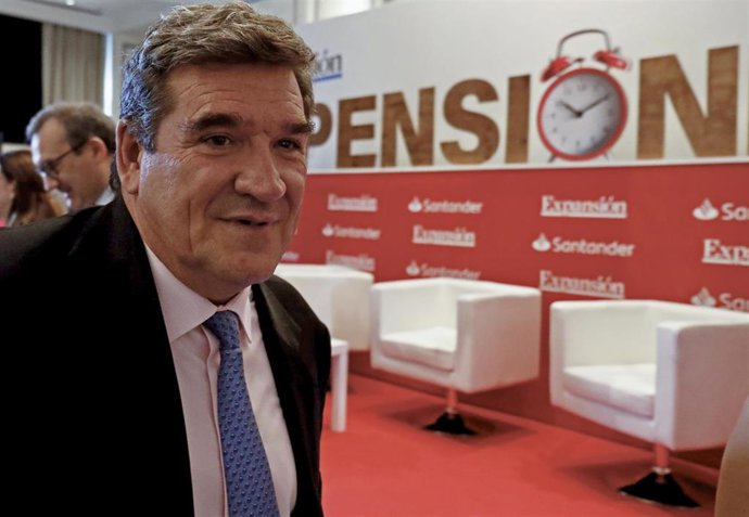 El ministro de Inclusión, Seguridad Social y Migraciones, José Luis Escrivá, durante un seminario sobre pensiones del Diario Expansión, a 23 de junio de 2022, en Madrid (España). 