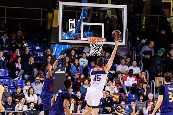 Archivo - David Kravish, durante su etapa como jugador de BAXI Manresa