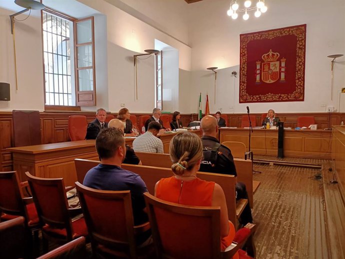Primera sesión del juicio en la Audiencia de Granada contra el acusado de matar al novio de su prima (archivo).