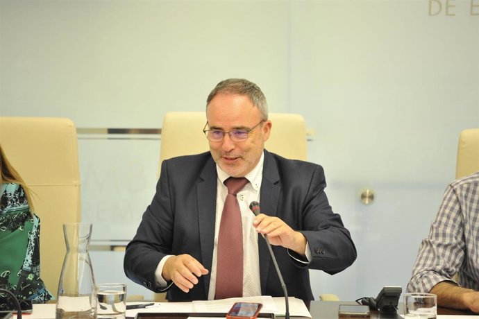 El director general de Turismo, Francisco Martín Simón, en su comparecencia en la Asamblea.