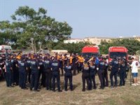 Un total de 15 policías locales de Mallorca se suman al dispositivo de seguridad de Sant Joan en Ciudadela