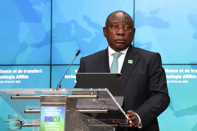 Archivo - El presidente de Sudáfrica, Cyril Ramaphosa