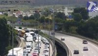 Colas de hasta 26 kilómetros en la AP-7 por la operación salida de Sant Joan